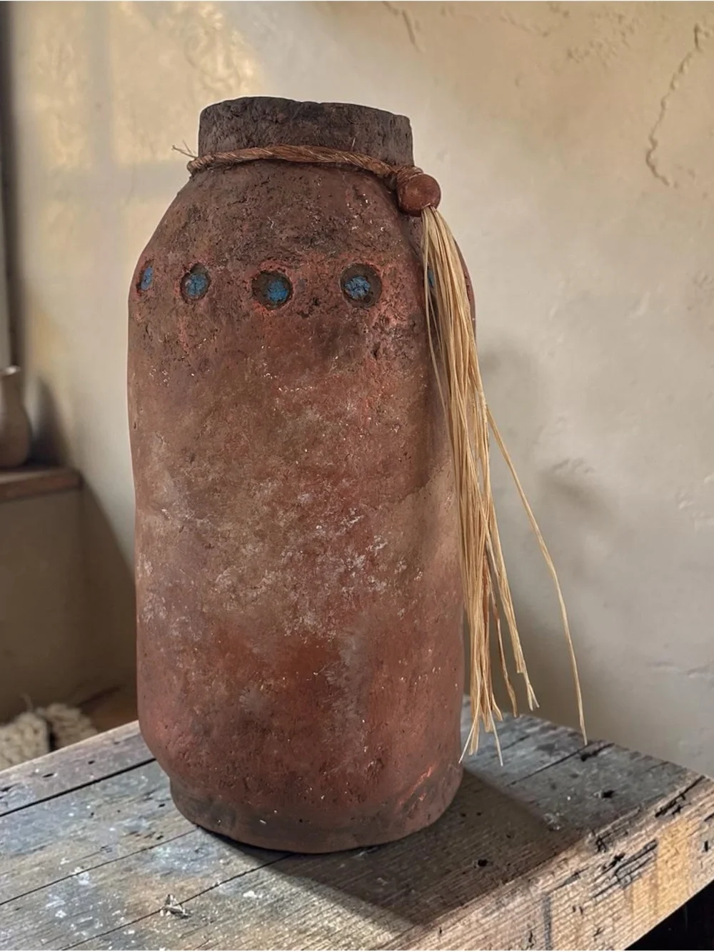 Papier-mâché Vase Organic Materials Wabi-Sabi Style Modern Rustic Decoration